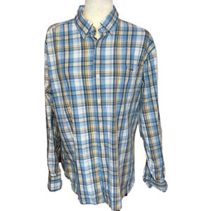 Fish Hippie Solace Cotton Long Sleeve Button Shirt L